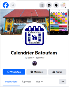 page facebook Calendrier Batoufam